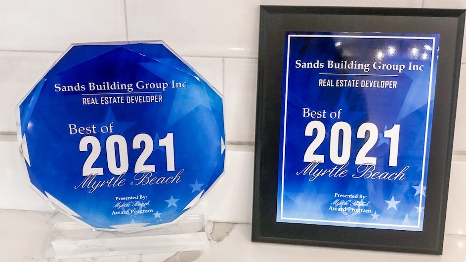 Sands Building Group Wins Best of Myrtle Beach Award